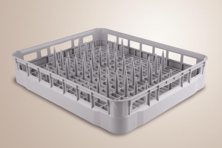 Cestello per piatti per lavastoviglie - Professionale - 50 x 60cm - 9 scomparti
