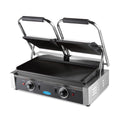 Kontaktgrill - Professionell - geriffelt - Doppelgrillplatte - 2 x 22cm