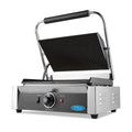 Grill a contatto - Professionale - rigato - piastra singola - 33,5cm