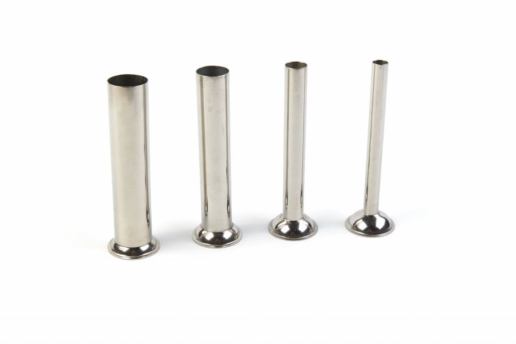 Sausage Stuffer - Profesional - Filling Tubes Stainless Steel - 4 pcs