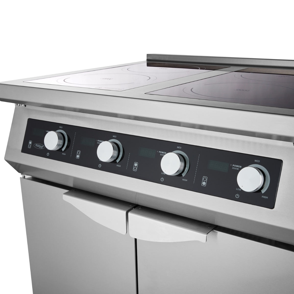 Cocina por Inducción 700 – 4 Quemadores – 17000W – con Soporte - Profesional