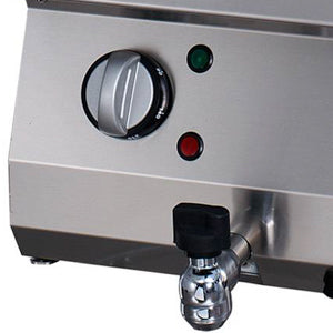 Heavy Duty Fritteuse - Professionell - 1 x 12L - Einzelgerät - 70cm Tiefe - mit Ablasshahn - Elektrisch
