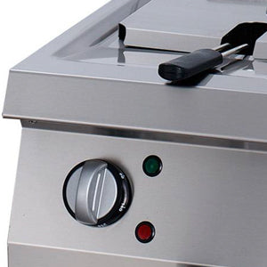 Heavy Duty Fritteuse - Professionell - 1 x 12L - Einzelgerät - 70cm Tiefe - mit Ablasshahn - Elektrisch