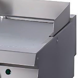 Heavy Duty Plancha - Profesional - Cromo Liso - Unidad Individual - 70cm de Profundidad - Gas