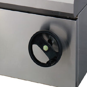 Heavy Duty Bratt-Pfanne - Professionell - 50L - Doppelgerät - 70cm Tiefe - Gas