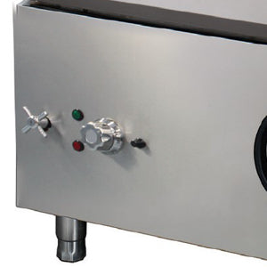 Heavy Duty Bratt-Pfanne - Professionell - 50L - Doppelgerät - 70cm Tiefe - Gas