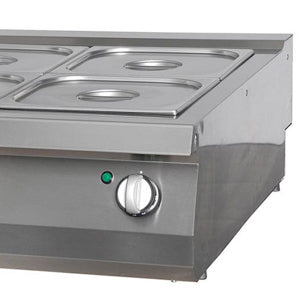 Bagnomaria Heavy Duty - Professionale - Unità doppia - Profondità 70cm - Elettrico