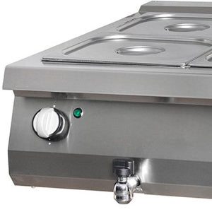 Bagnomaria Heavy Duty - Professionale - Unità doppia - Profondità 70cm - Elettrico