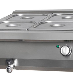Bagnomaria Heavy Duty - Professionale - Unità doppia - Profondità 70cm - Elettrico