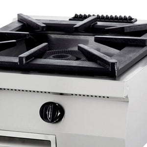Premium Kochplatte - Professionell - 1 Brenner - Doppeleinheit - 90cm Tiefe - Gas