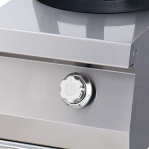 Premium-Wok-Kocher - Professionell - 28,5cm Kochring - Einzeleinheit - 90cm Tiefe - Gas