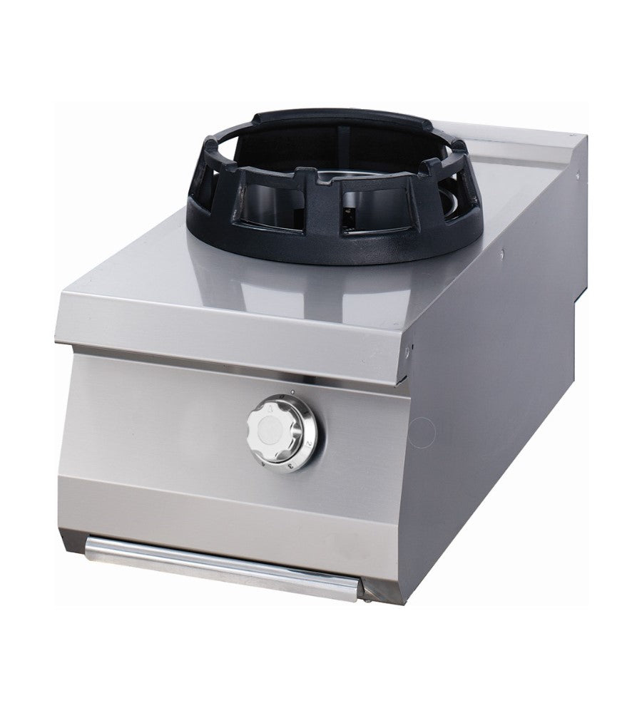 Premium-Wok-Kocher - Professionell - 28,5cm Kochring - Einzeleinheit - 90cm Tiefe - Gas