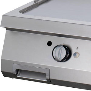 Premium-Grillplatte - Professionell - Glattes Chrom - Doppeleinheit - 90cm Tiefe - Gas