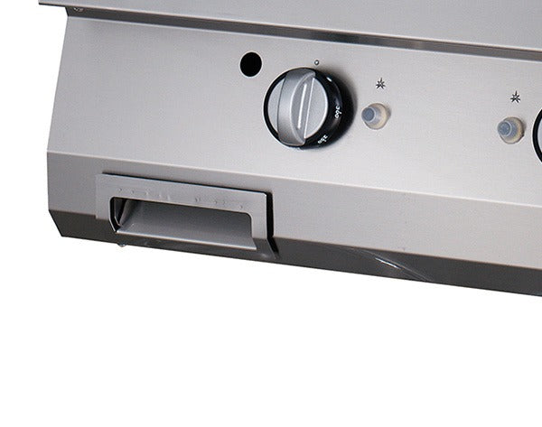 Premium Plancha - Profesional - Medio Ranurado - Unidad Doble - 90cm de Profundidad - Gas