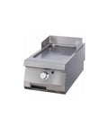 Premium-Grillplatte - Professionell - Glatt verchromt - Einzelgerät - 90 cm tief - Elektrisch