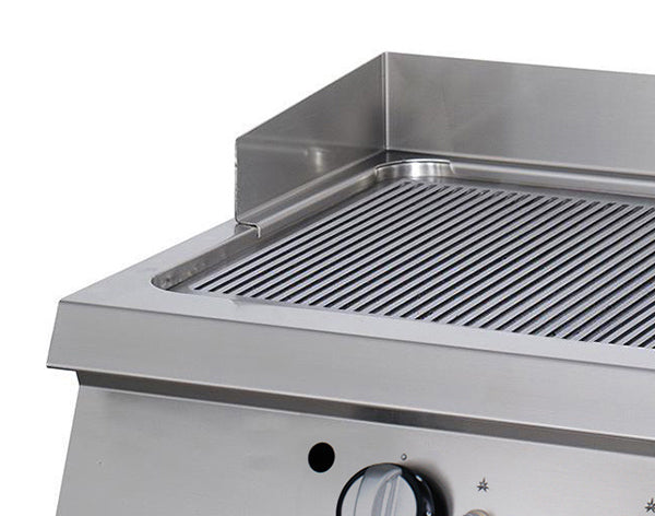 Premium Plancha - Profesional - Ranurado - Unidad Doble - 90cm de Profundidad - Eléctrico