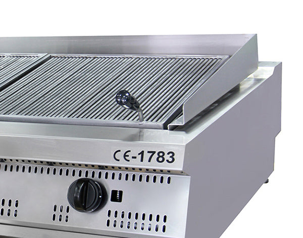Premium Chargrill - Profesional - 3 Zonas - Unidad Triple - 90cm de Profundidad - Gas