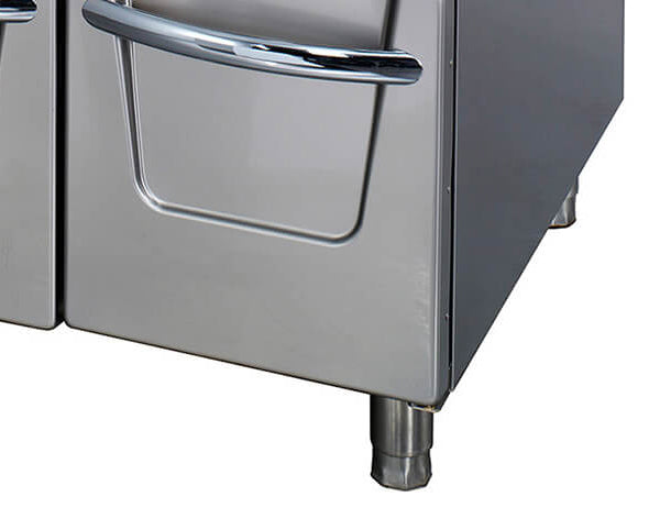 Premium Freidora - Profesional - 2 x 22L - Unidad Doble - 90cm de Profundidad - con Grifo de Vaciado - Gas