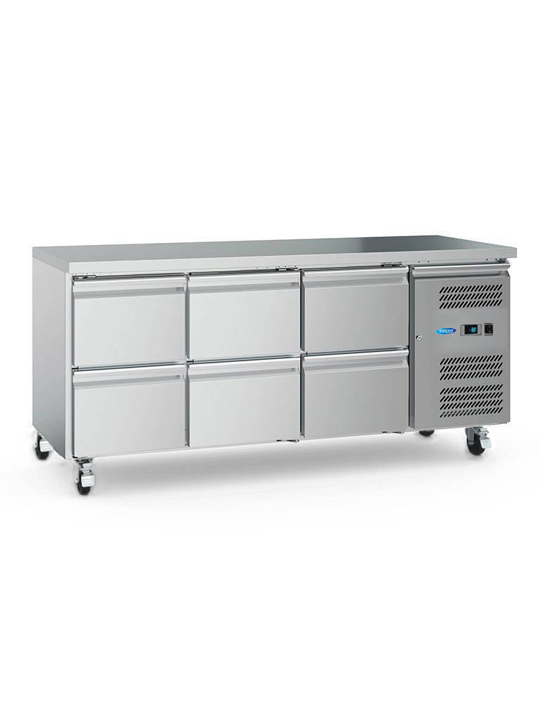 Kühltisch - Professionell - 180cm - 3 Türen