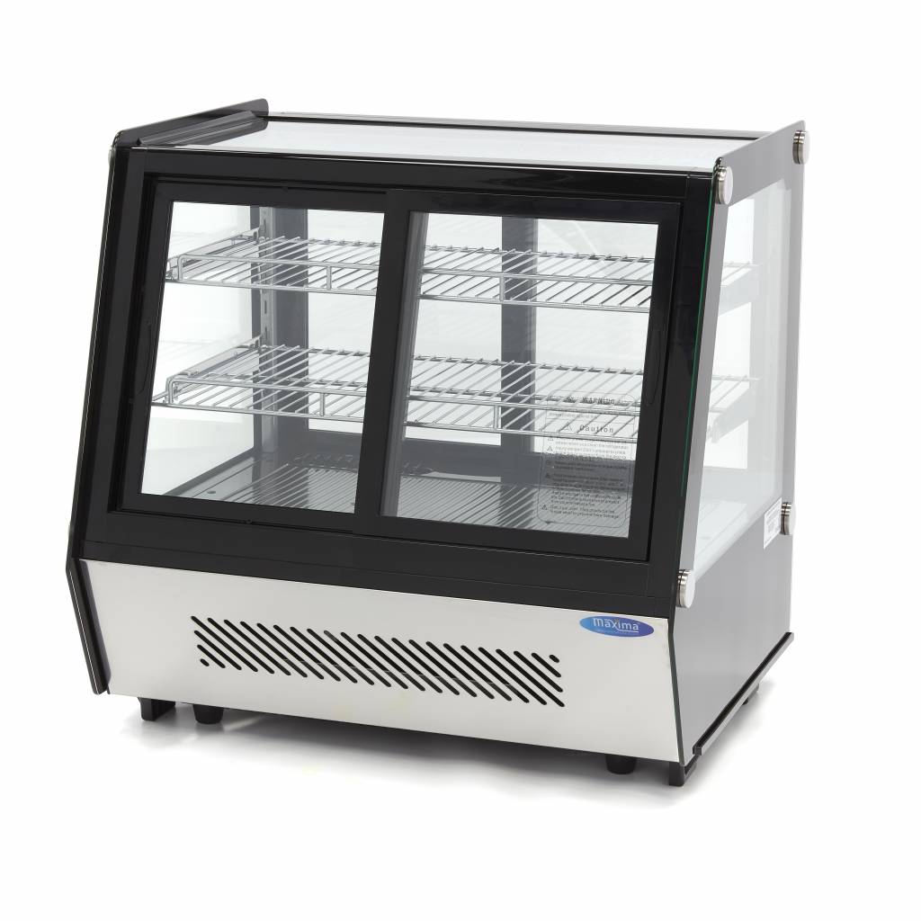 Frigorífico Expositor - Profesional - 125L - 71cm - Puertas Correderas Delanteras y Traseras