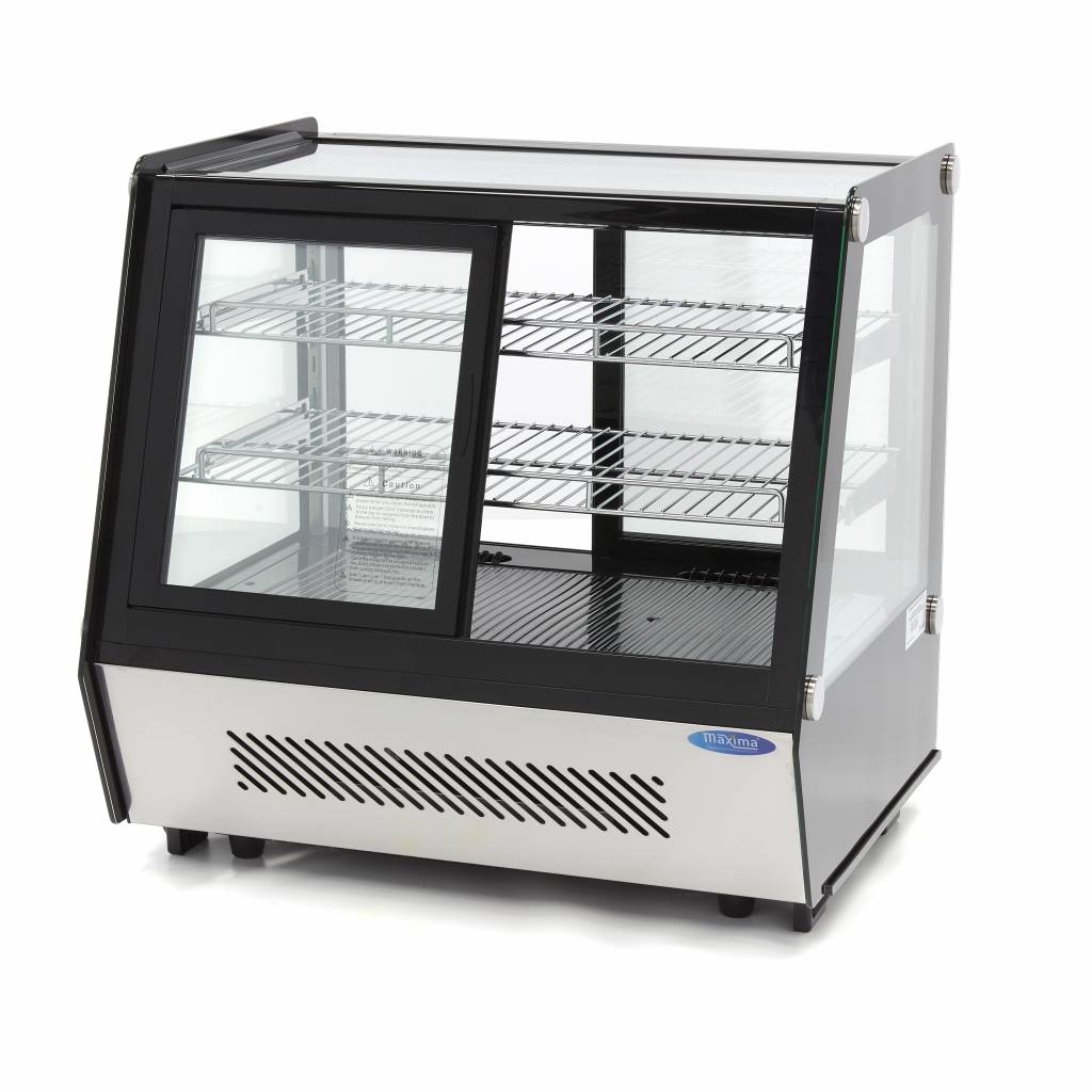Frigorífico Expositor - Profesional - 125L - 71cm - Puertas Correderas Delanteras y Traseras