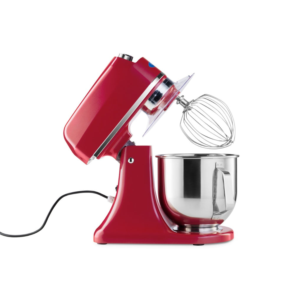 Planetenrührmaschine - Professionell - 7L - bis zu 2kg Teig - Himbeerrot