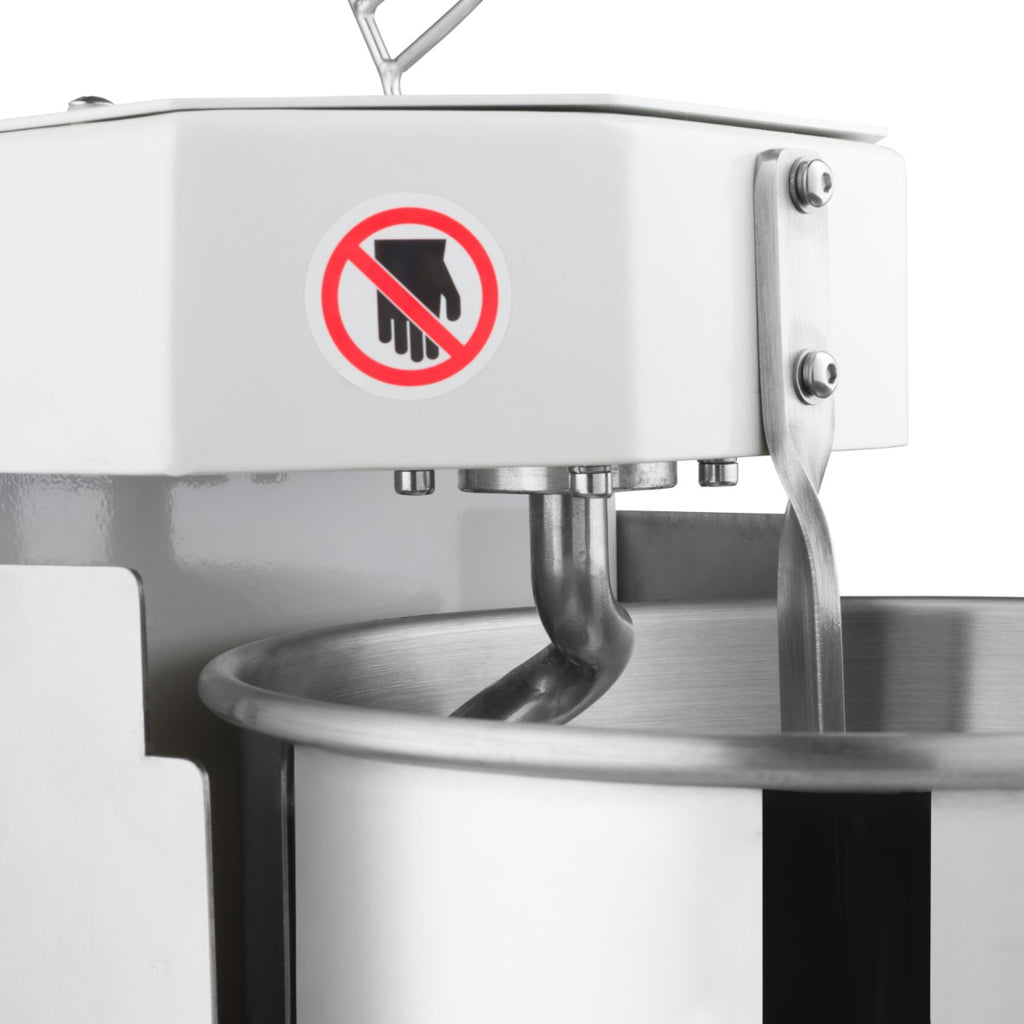 Teigknetmaschine - Professionell - 8L - 4,5kg Teig - Weiß