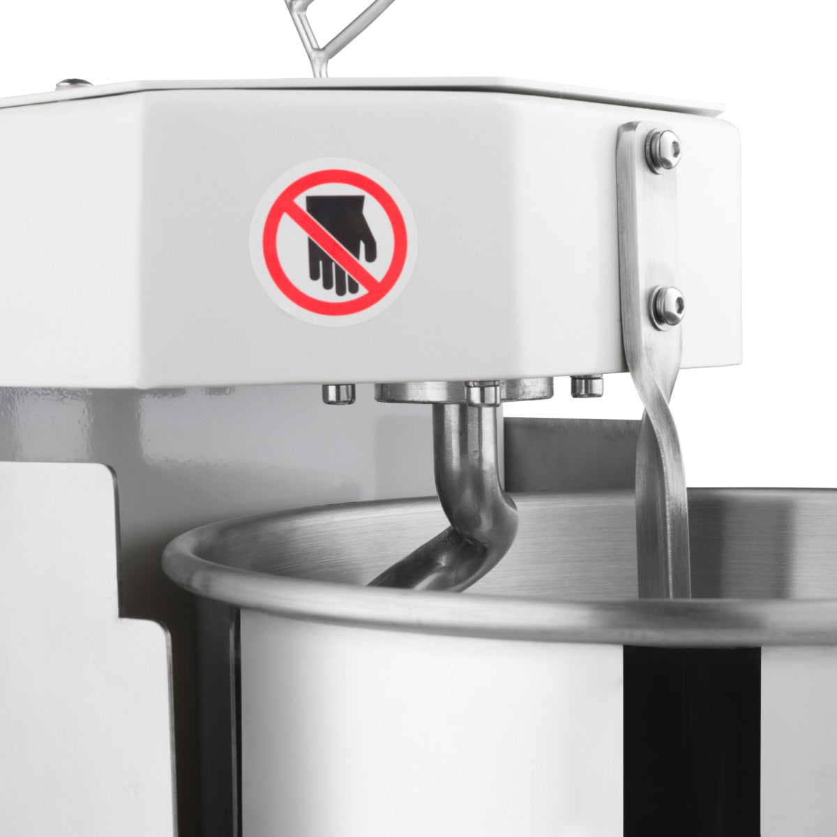 Teigknetmaschine - Professionell - 8L - 4,5kg Teig - Weiß