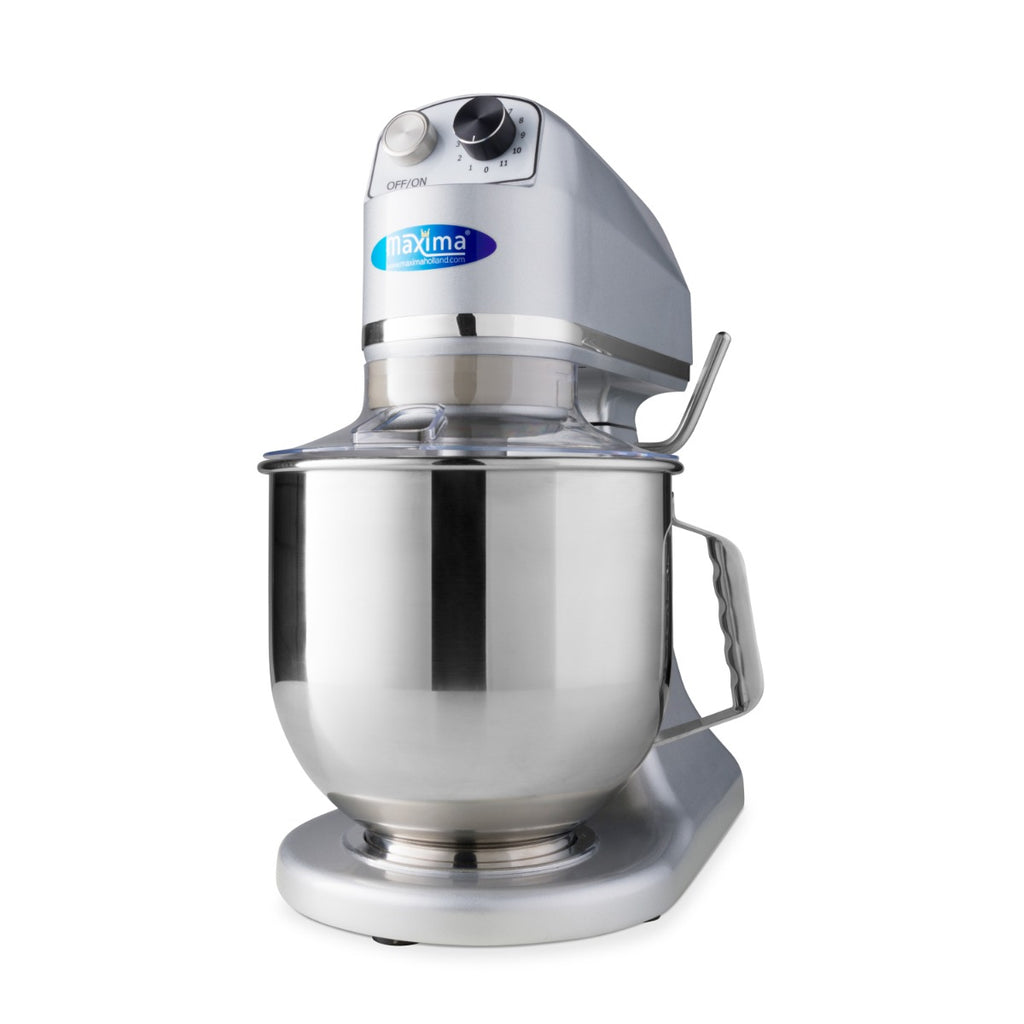 Planetenrührmaschine - Professionell - 7L - bis zu 2kg Teig - Silber