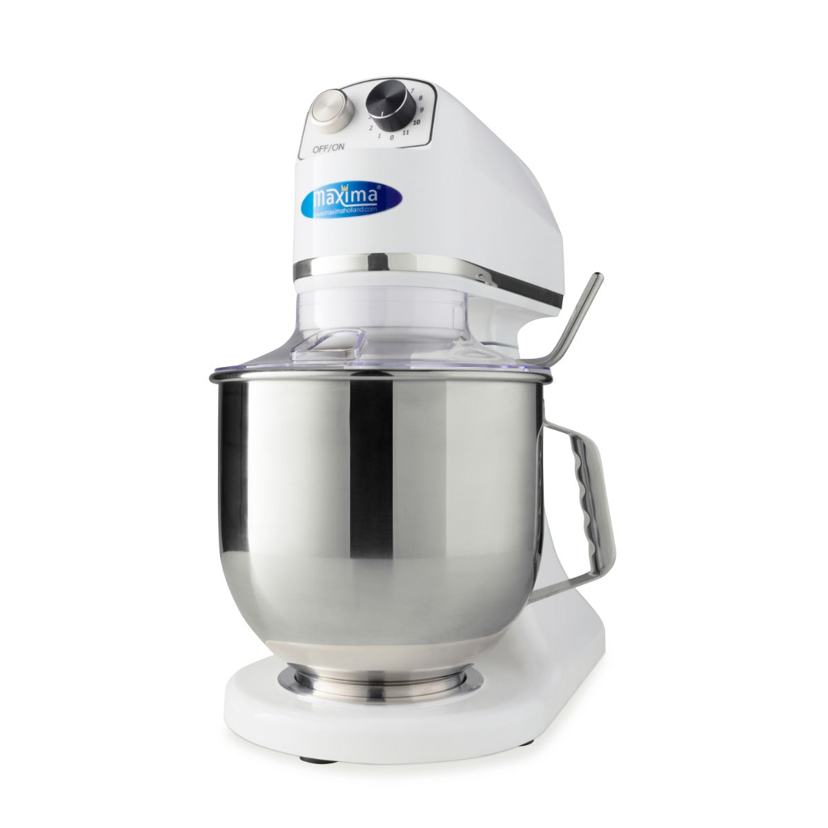 Planetenrührmaschine - Professionell - 7L - bis 2kg Teig - Weiß