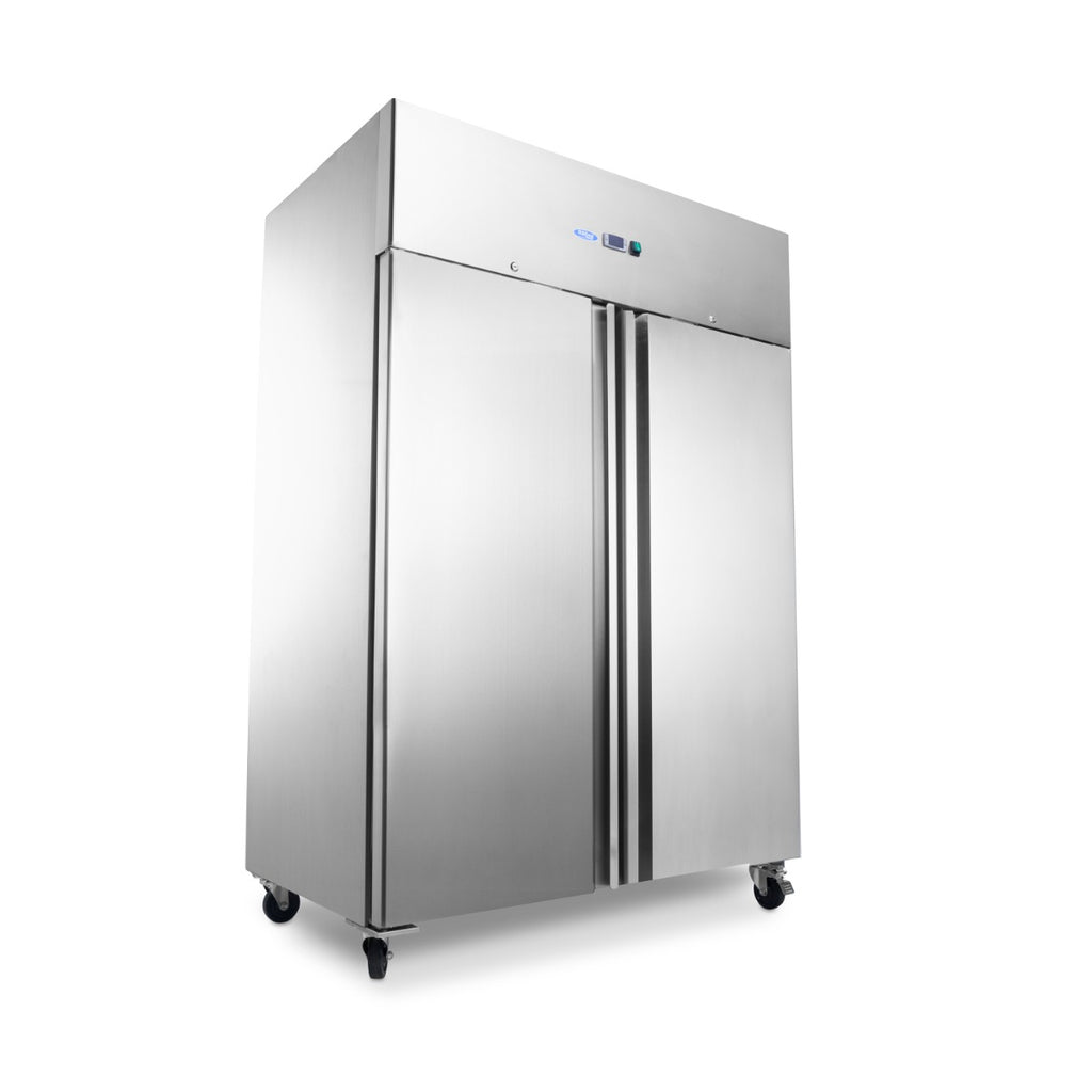 Congelador - Profesional - 1400L - 6 Estantes Ajustables (2/1 GN) - sobre Ruedas - incl Estantes