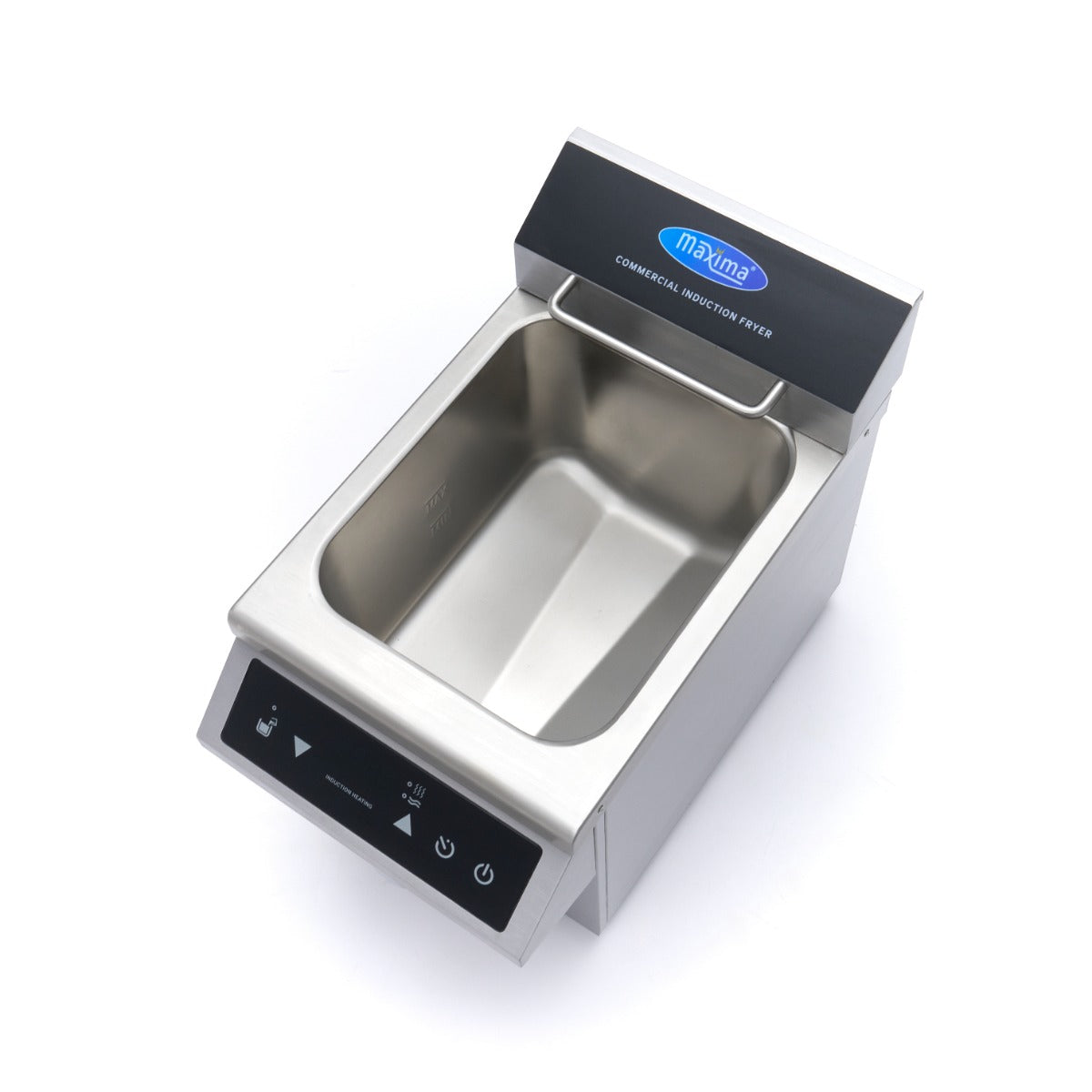 Induktionsfritteuse - Professionell - 8L - 1 Korb - Mit Ablasshahn