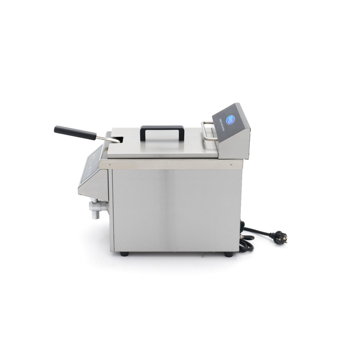 Induktionsfritteuse - Professionell - 8L - 1 Korb - Mit Ablasshahn