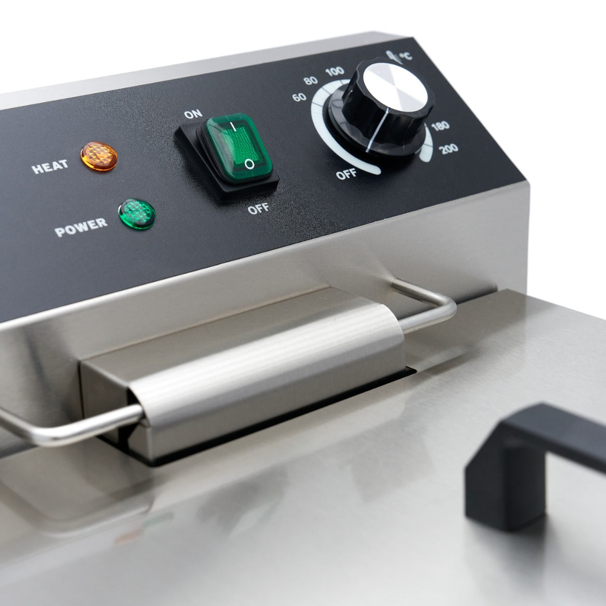 Fritadeira - Profissional - 16L - 1 cesto - com torneira de drenagem e suporte - 230V