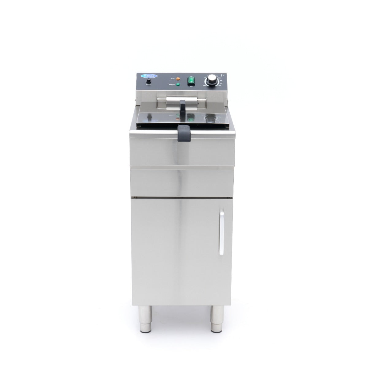 Fritadeira - Profissional - 16L - 1 cesto - com torneira de drenagem e suporte - 230V