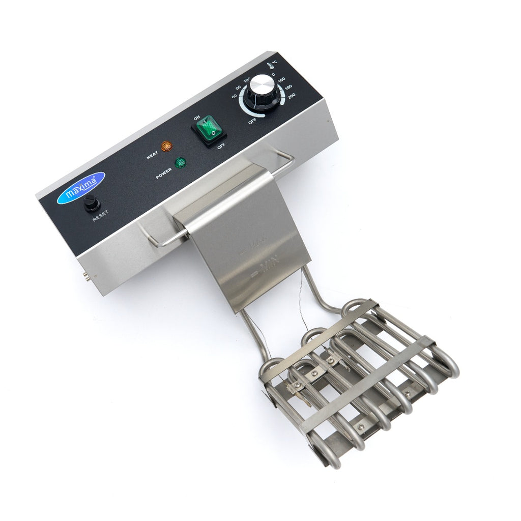 Freidora - Profesional - 2 x 16L - 2 Cestas - con Grifo de Vaciado y Soporte - 230V