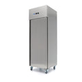 Frigorífico - Profesional - 400L - 3 Estantes Regulables - Acero Inoxidable - sobre Ruedas