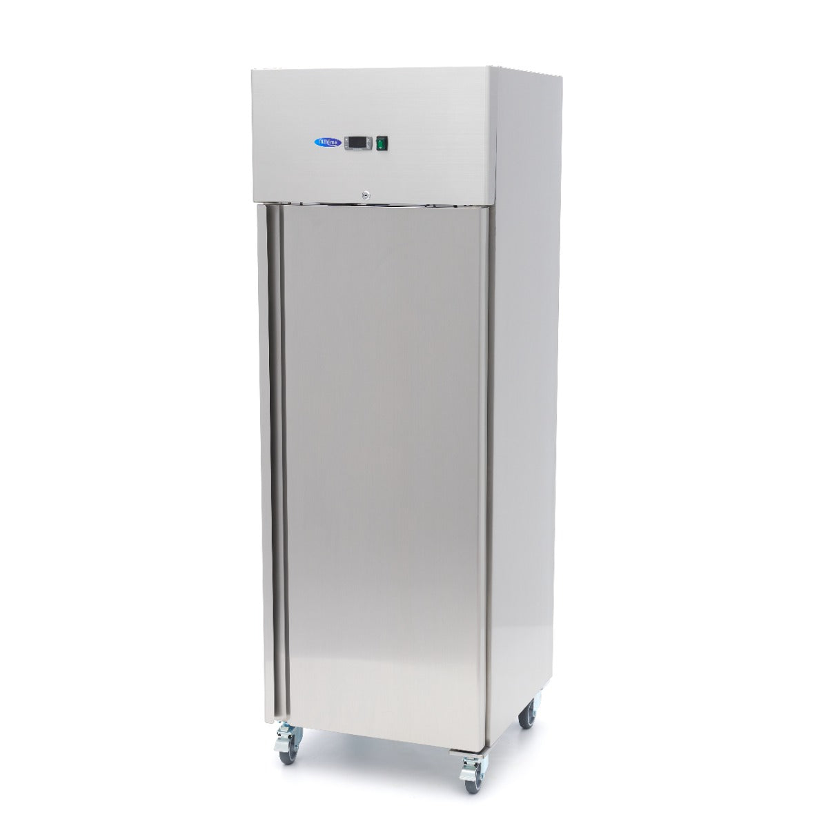 Frigorífico - Profesional - 400L - 3 Estantes Regulables - Acero Inoxidable - sobre Ruedas