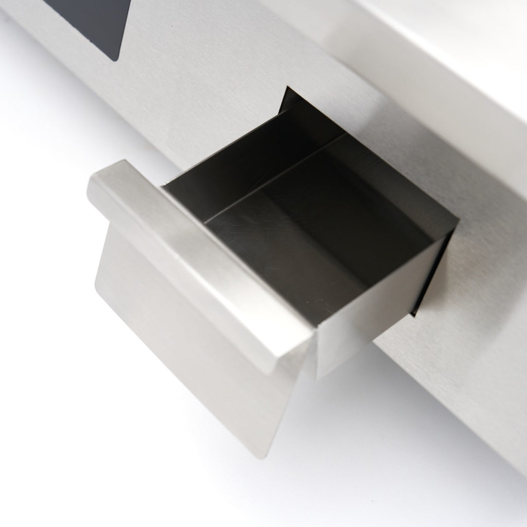 Piastra a induzione 700 - Professionale - superficie liscia e scanalata - 5.000 W - doppia
