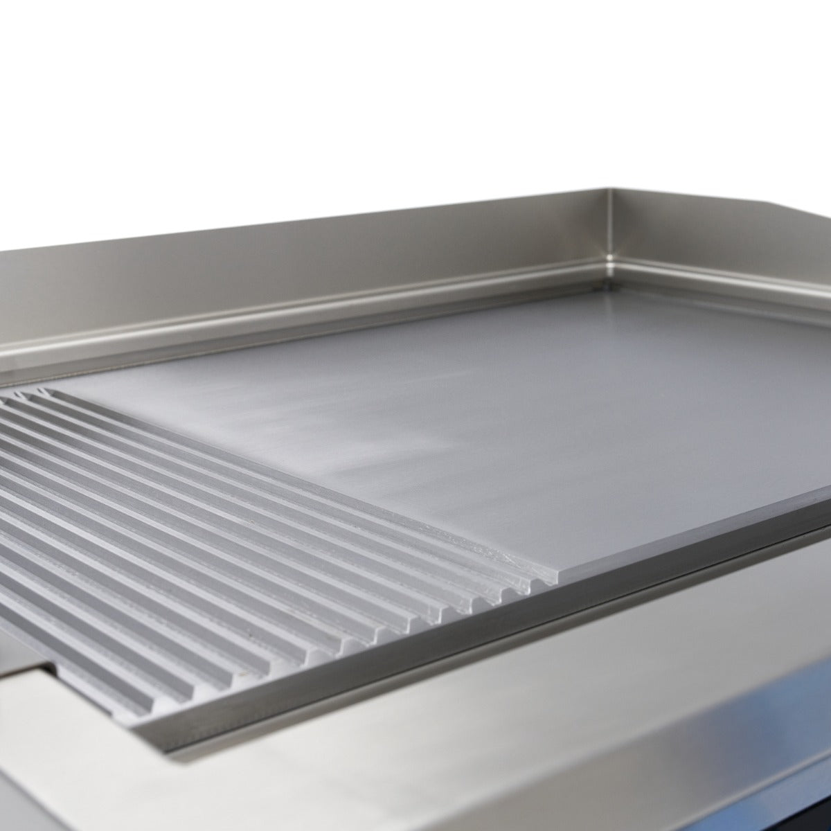 Piastra a induzione 700 - Professionale - superficie liscia e scanalata - 5.000 W - doppia