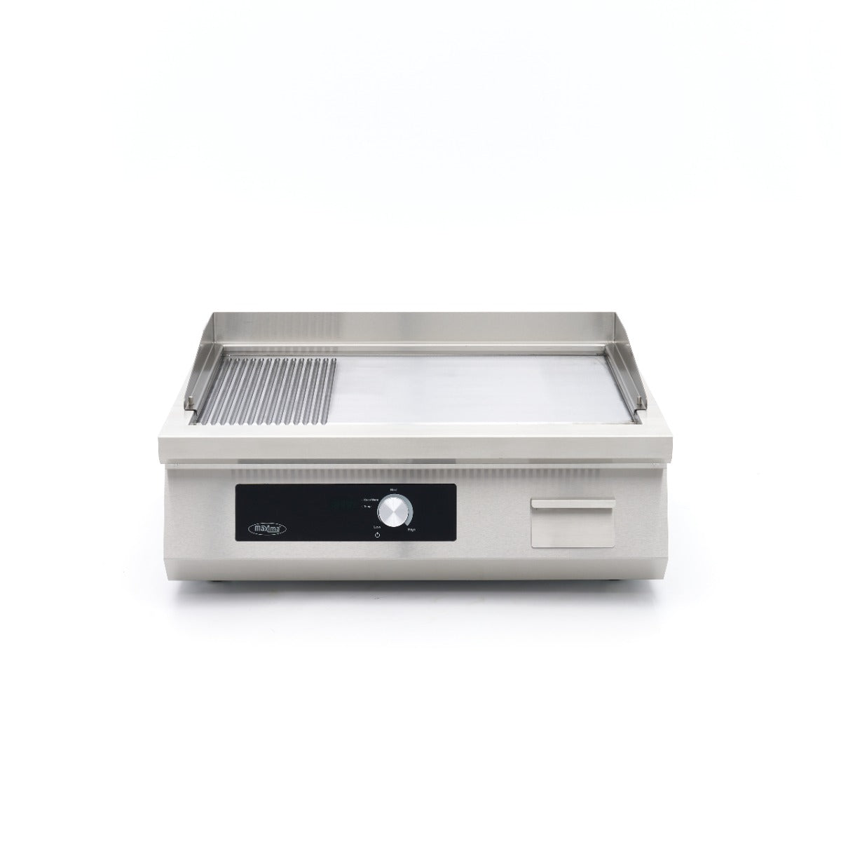 Piastra a induzione 700 - Professionale - superficie liscia e scanalata - 5.000 W - doppia