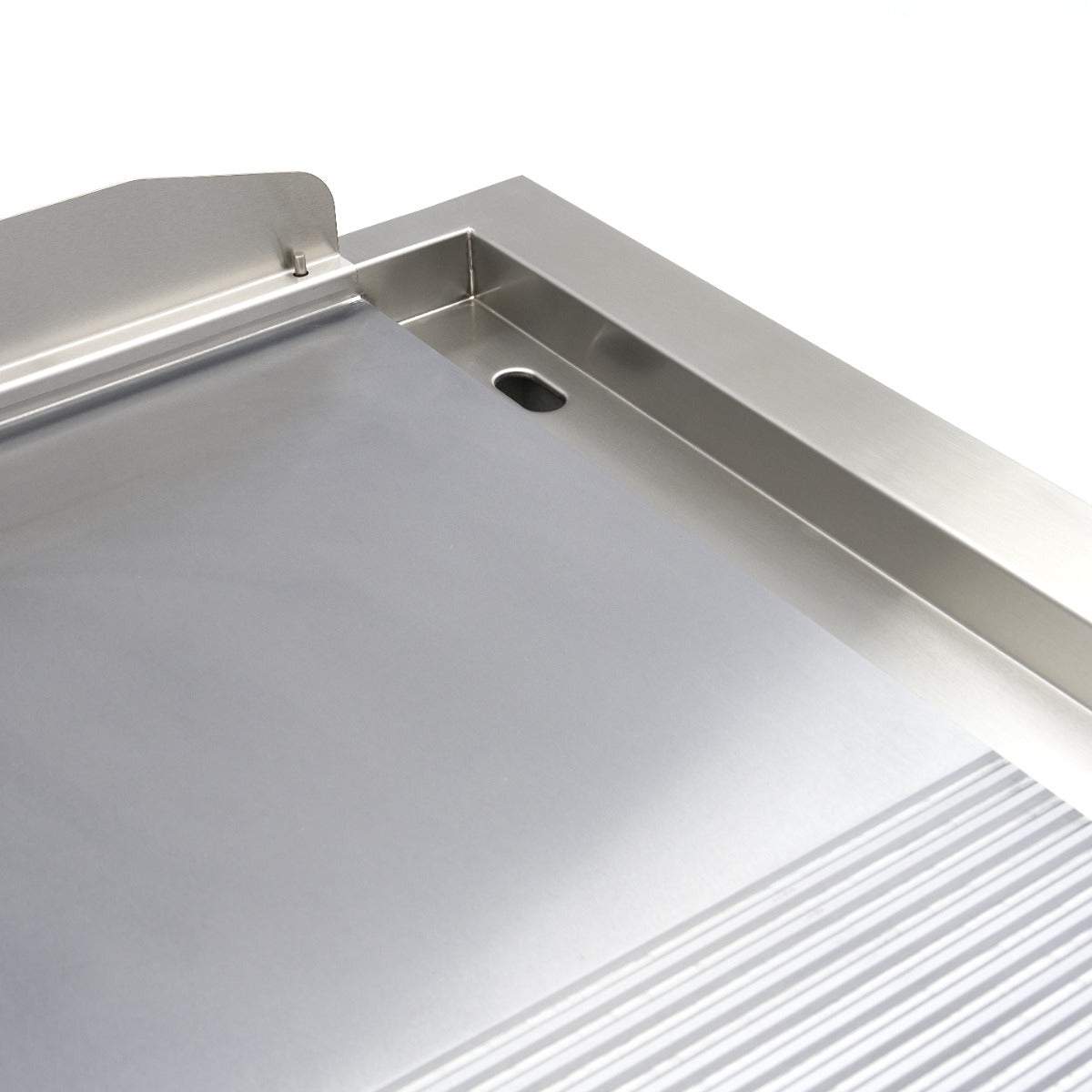 Plancha de Inducción 700 - Profesional - Lisa y Ranurada - 10.000 W - Doble - con Soporte