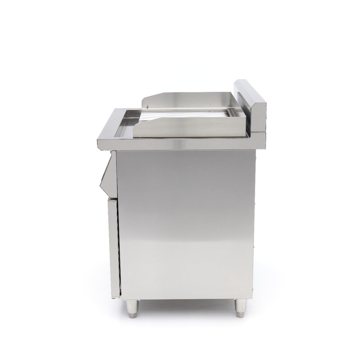 Plancha de Inducción 700 - Profesional - Lisa y Ranurada - 10.000 W - Doble - con Soporte