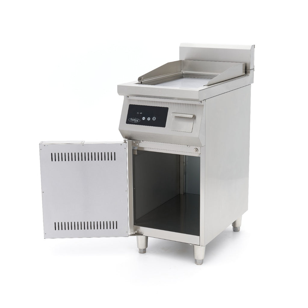 Plancha de Inducción 700 – Lisa – 5.000 W – Individual – con Soporte - Profesional