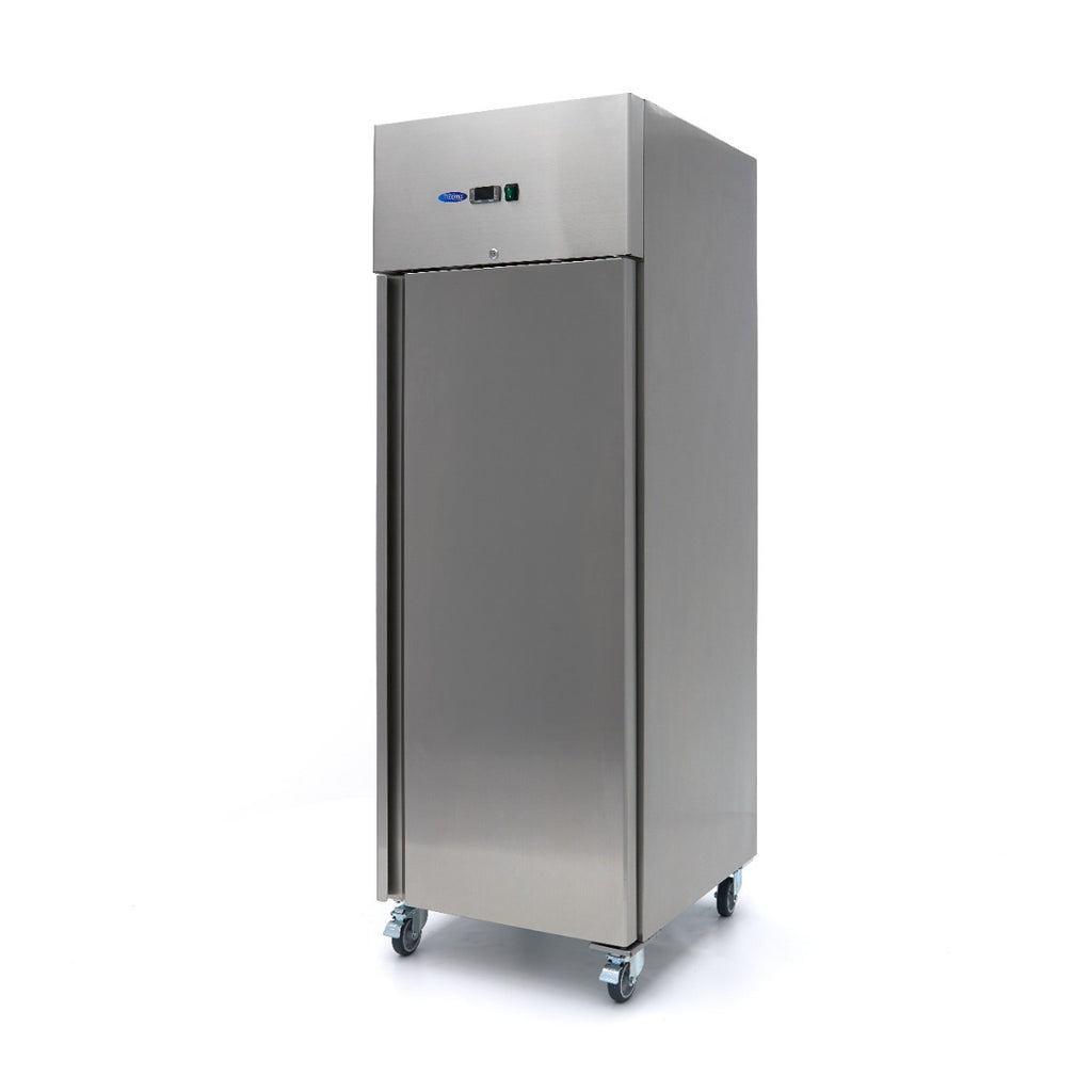 Gefrierschrank - Professionell - 400L - 3 verstellbare Ablagen - Edelstahl - fahrbar