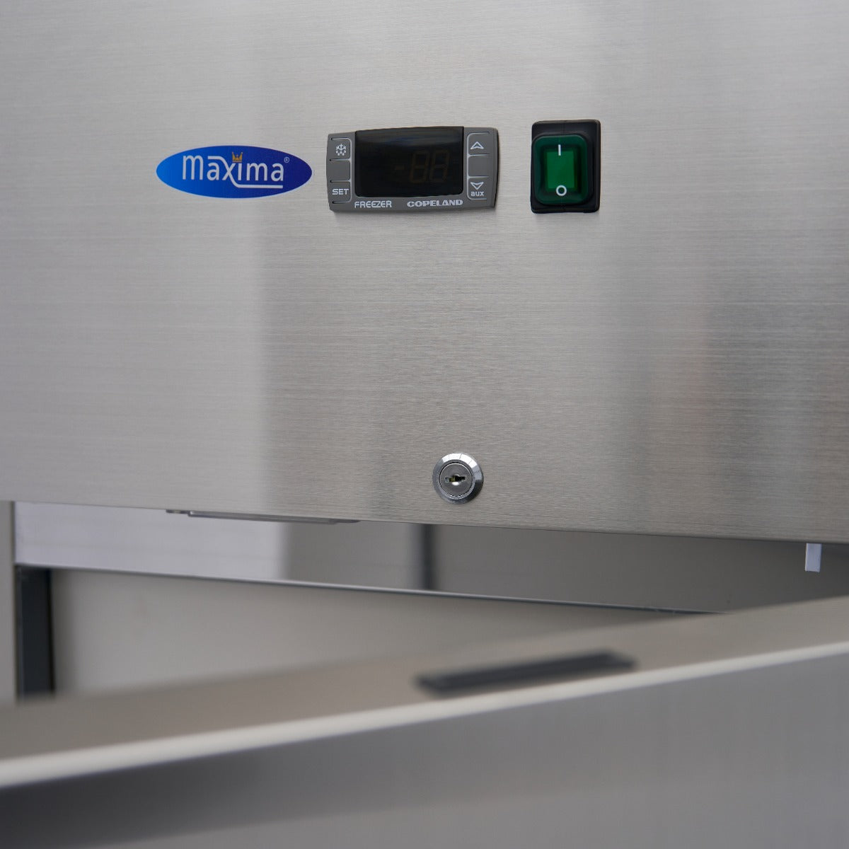 Gefrierschrank - Professionell - 400L - 3 verstellbare Ablagen - Edelstahl - fahrbar