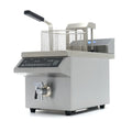 Induktionsfritteuse - Professionell - 8L - 1 Korb - Hebesystem - mit Ablasshahn