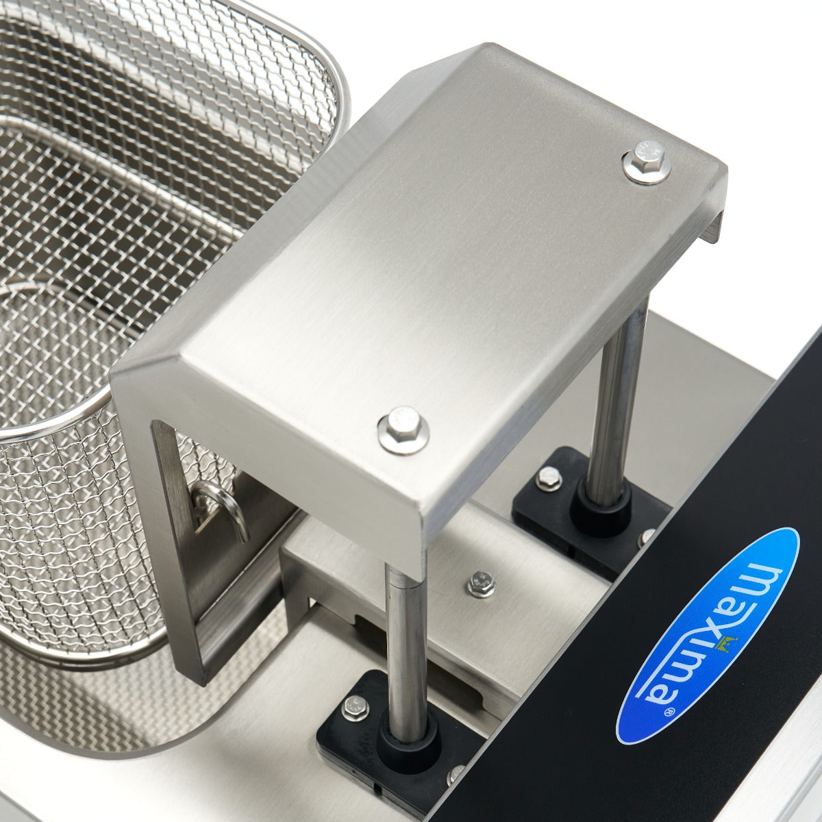 Induktionsfritteuse - Professionell - 8L - 1 Korb - Hebesystem - mit Ablasshahn
