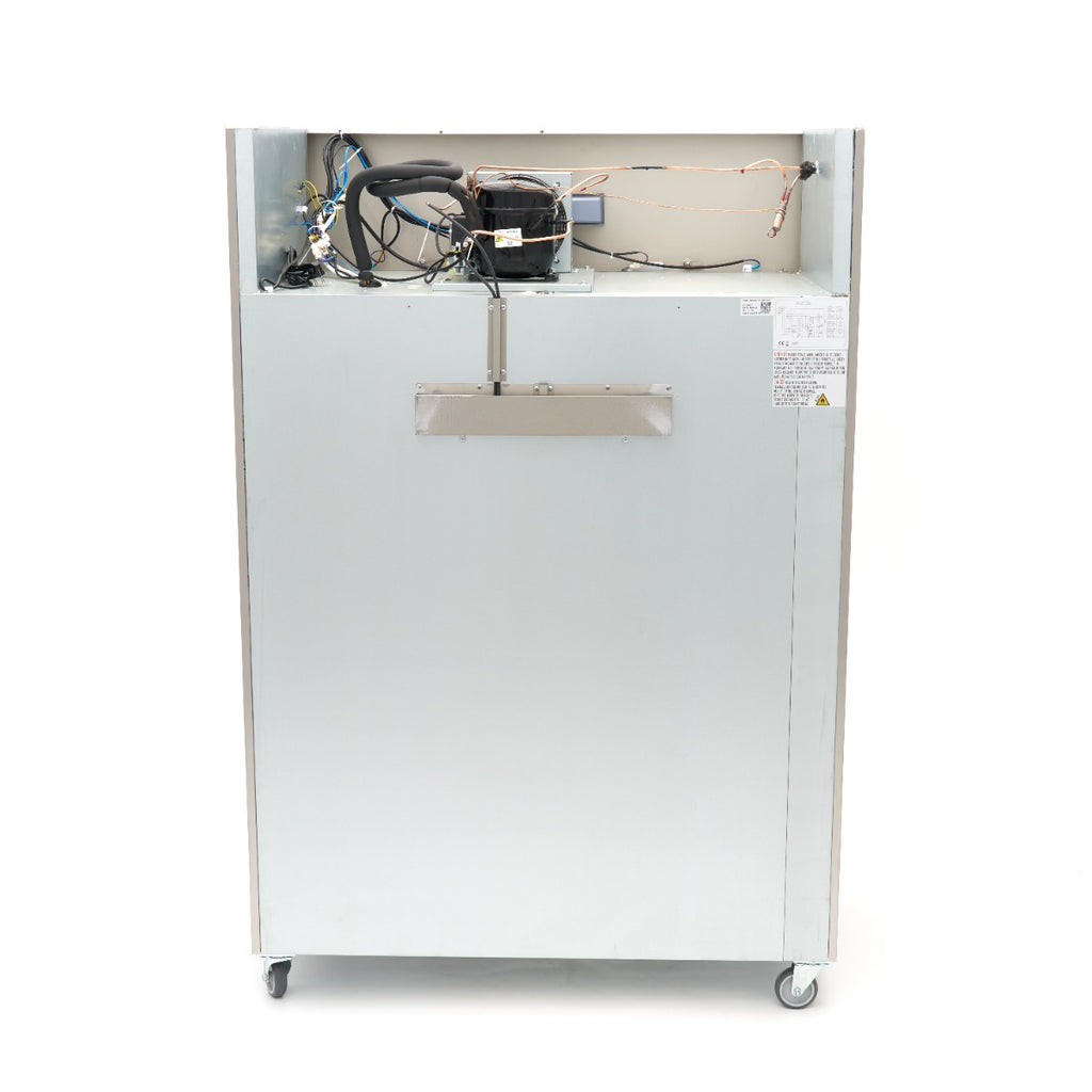 Congelador - Profesional - 1200L - 6 Estantes Ajustables (2/1 GN) - Acero Inoxidable - sobre Ruedas