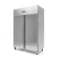 Frigorífico - Profesional - 800L - 6 Estantes Regulables - Acero Inoxidable - sobre Ruedas